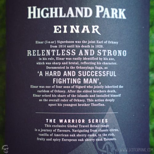Review: Highland Park Einar